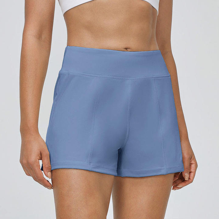 JY 2026 New Arrival Style S-XXL Breathable Butt Scrunch Sports Yoga Shorts High Waist Quick Dry Lightweight Solid Nude Feeling