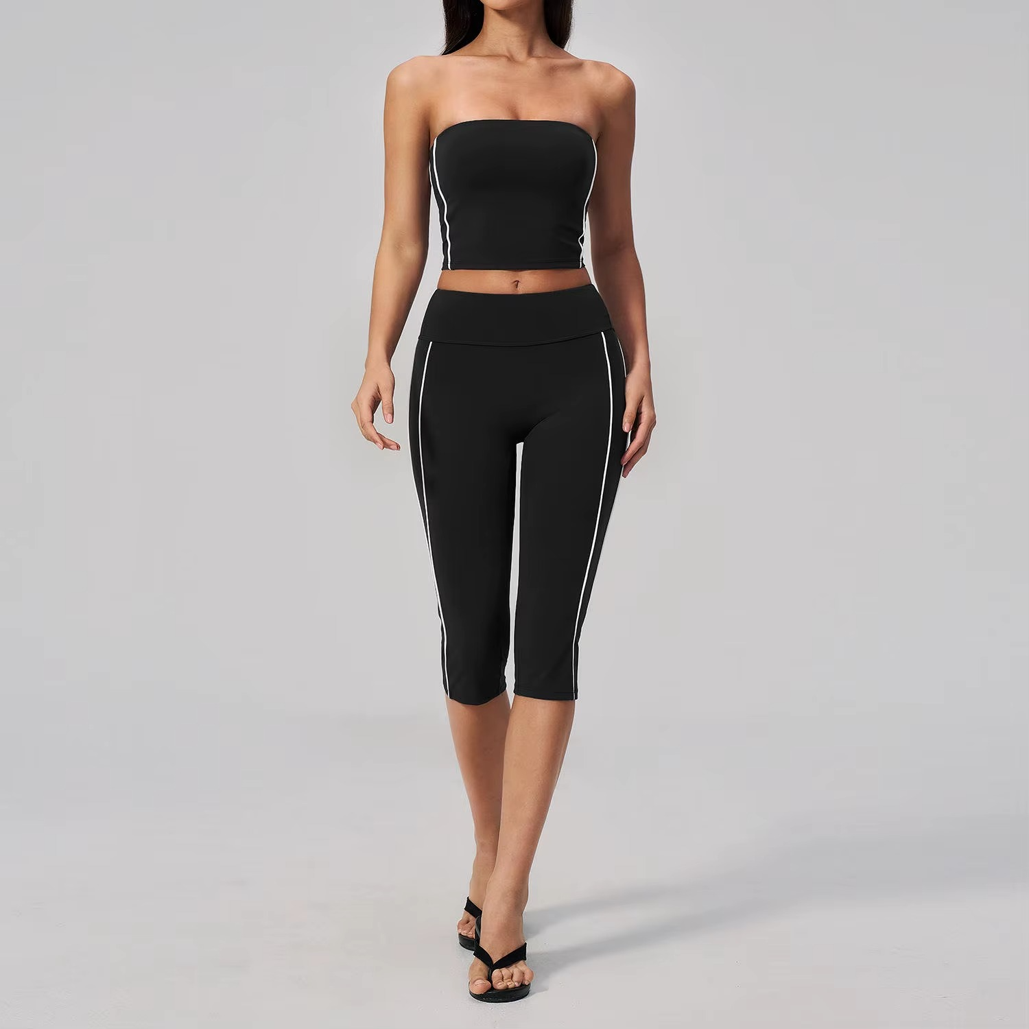 Strapless Capri Set