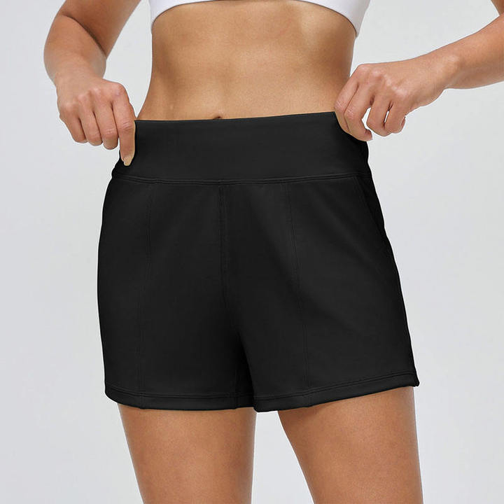 JY 2026 New Arrival Style S-XXL Breathable Butt Scrunch Sports Yoga Shorts High Waist Quick Dry Lightweight Solid Nude Feeling