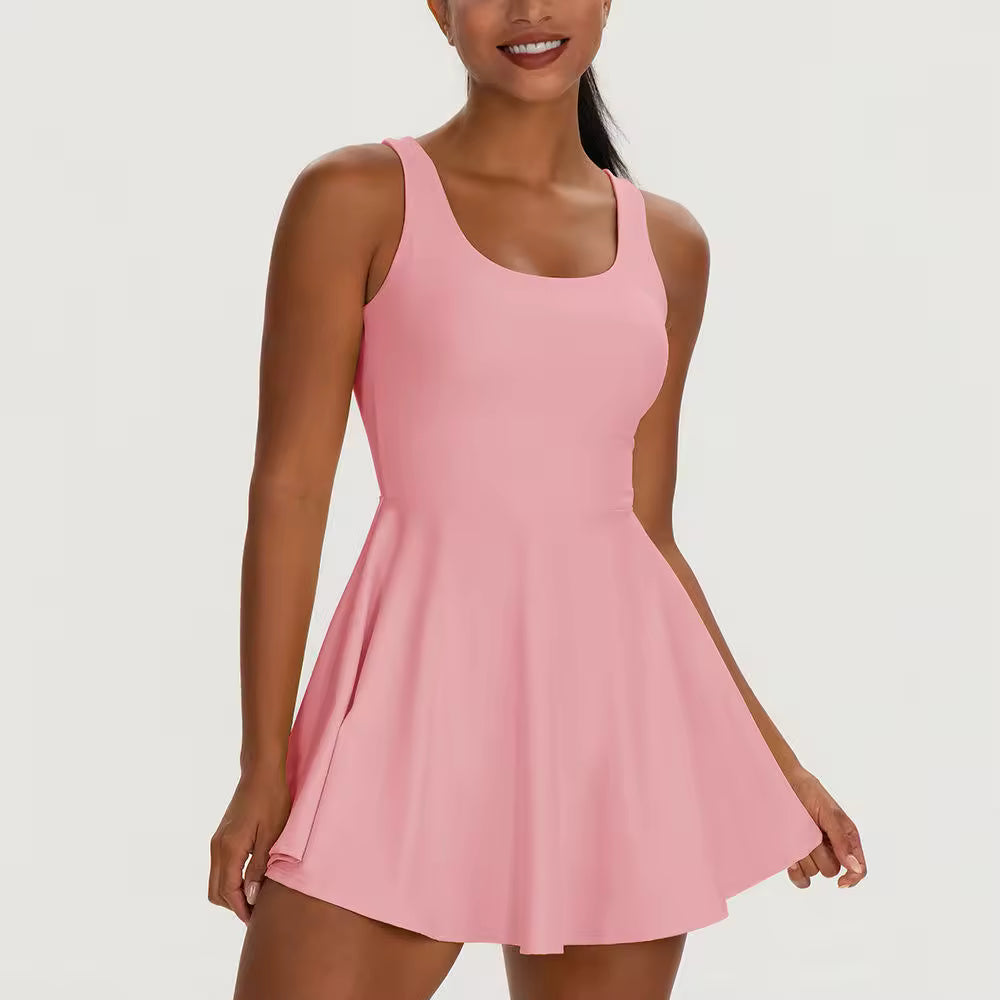 Built-In Shorts Tennis Dress