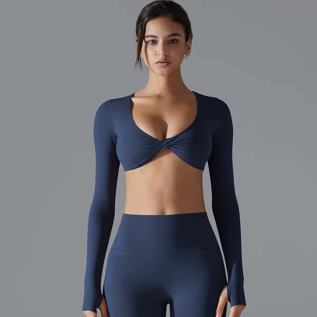 Long Sleeve Crop Top