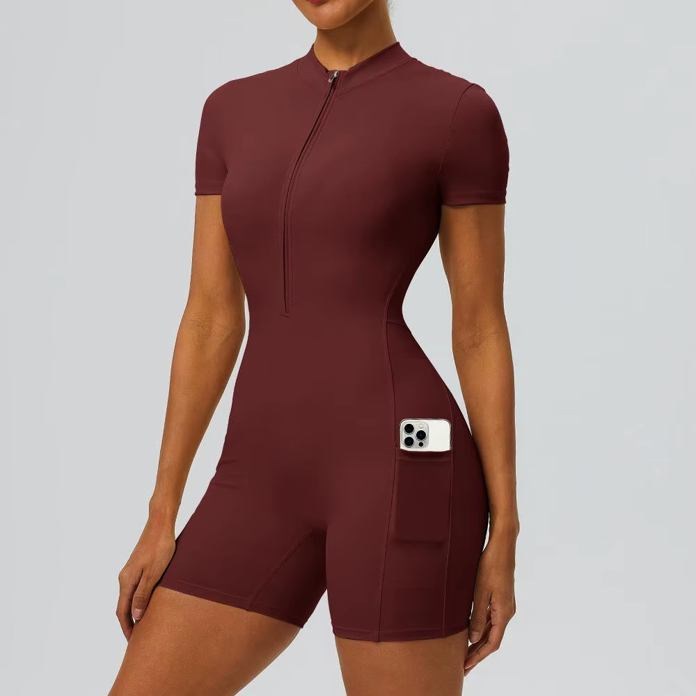 Zip Front Romper