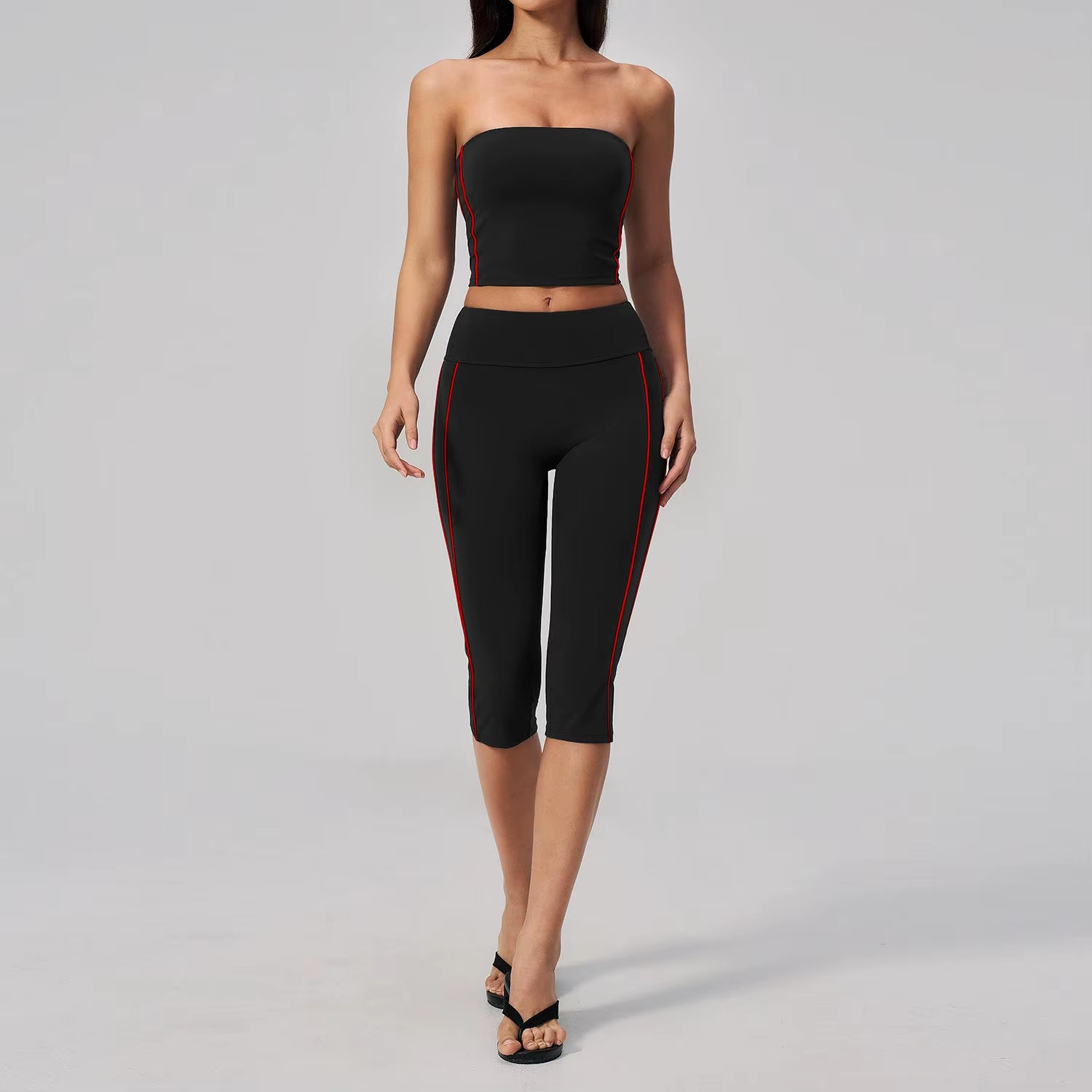 Strapless Capri Set