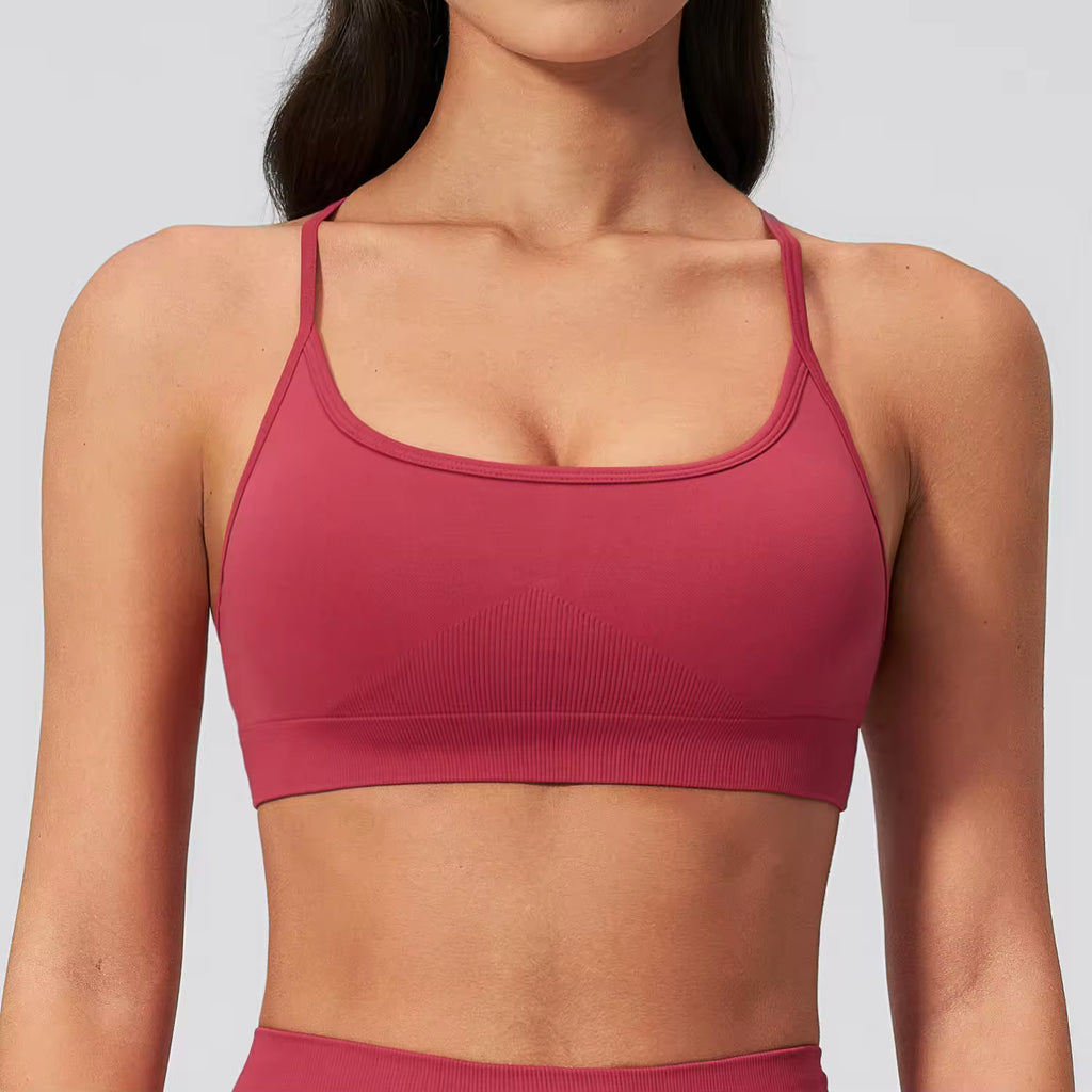 Crisscross Back High Support Sports Bra