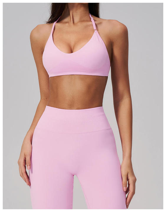 JY New Women's Brushed Custom Seamless Adjustable Straps Sports Bra Yoga Fitness for Workout Training Pilates Running Outdoor