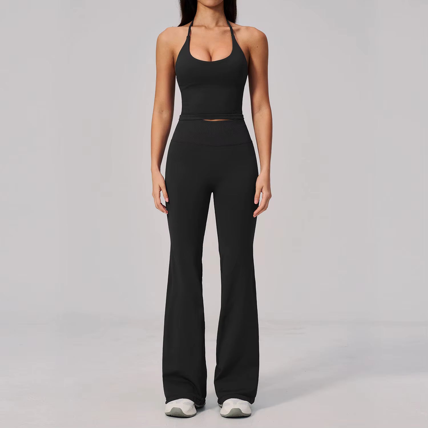 Seamless Ribbed Wide Leg Set