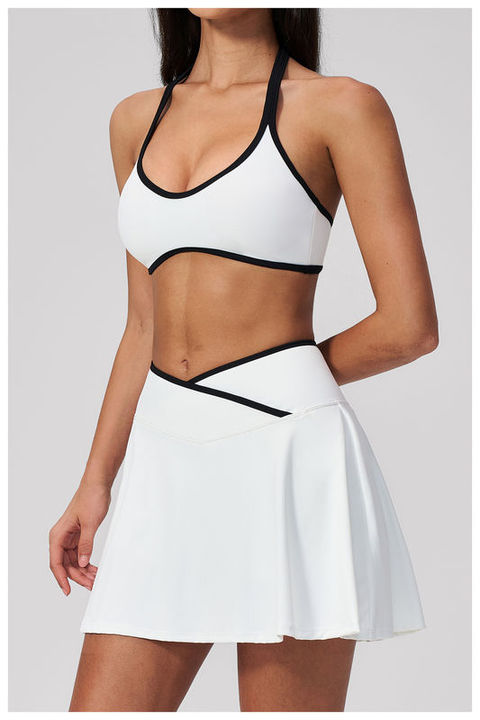 JY New Custom Active Fitness Custom Contrast Colors Yoga Bra Womens Sports Tank Top Underwear for Running Training Fashionable