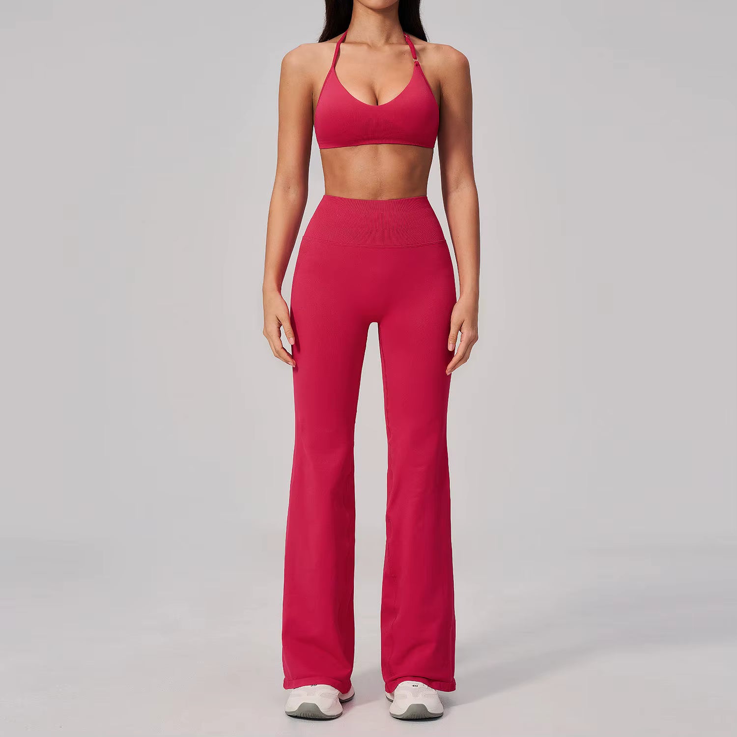 Halter Flare Pants Set