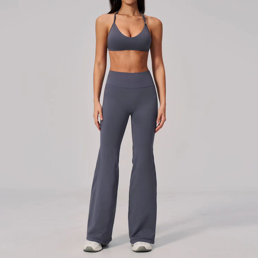 Halter Flare Pants Set