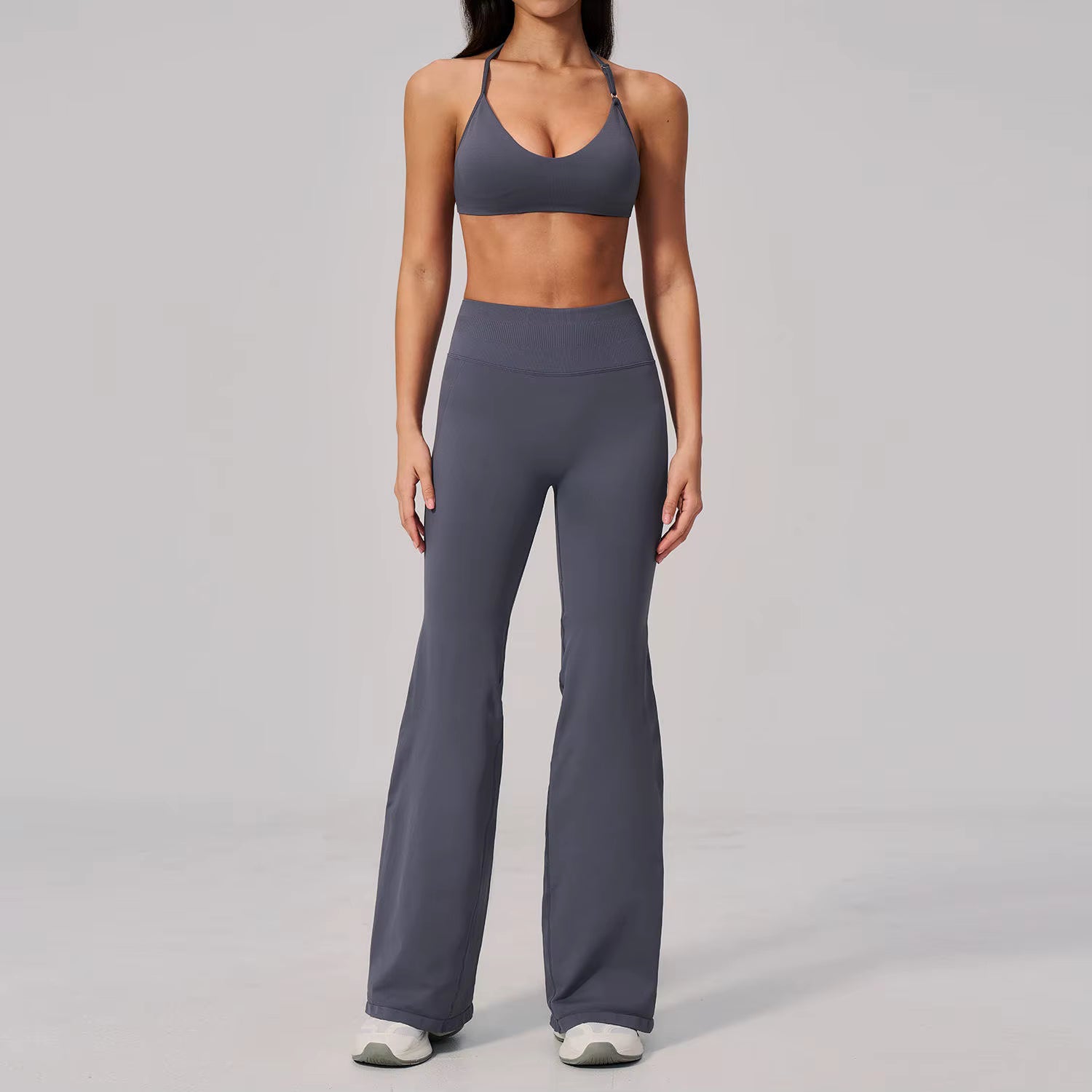 Halter Flare Pants Set