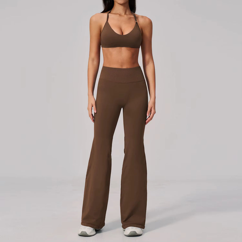 Halter Flare Pants Set