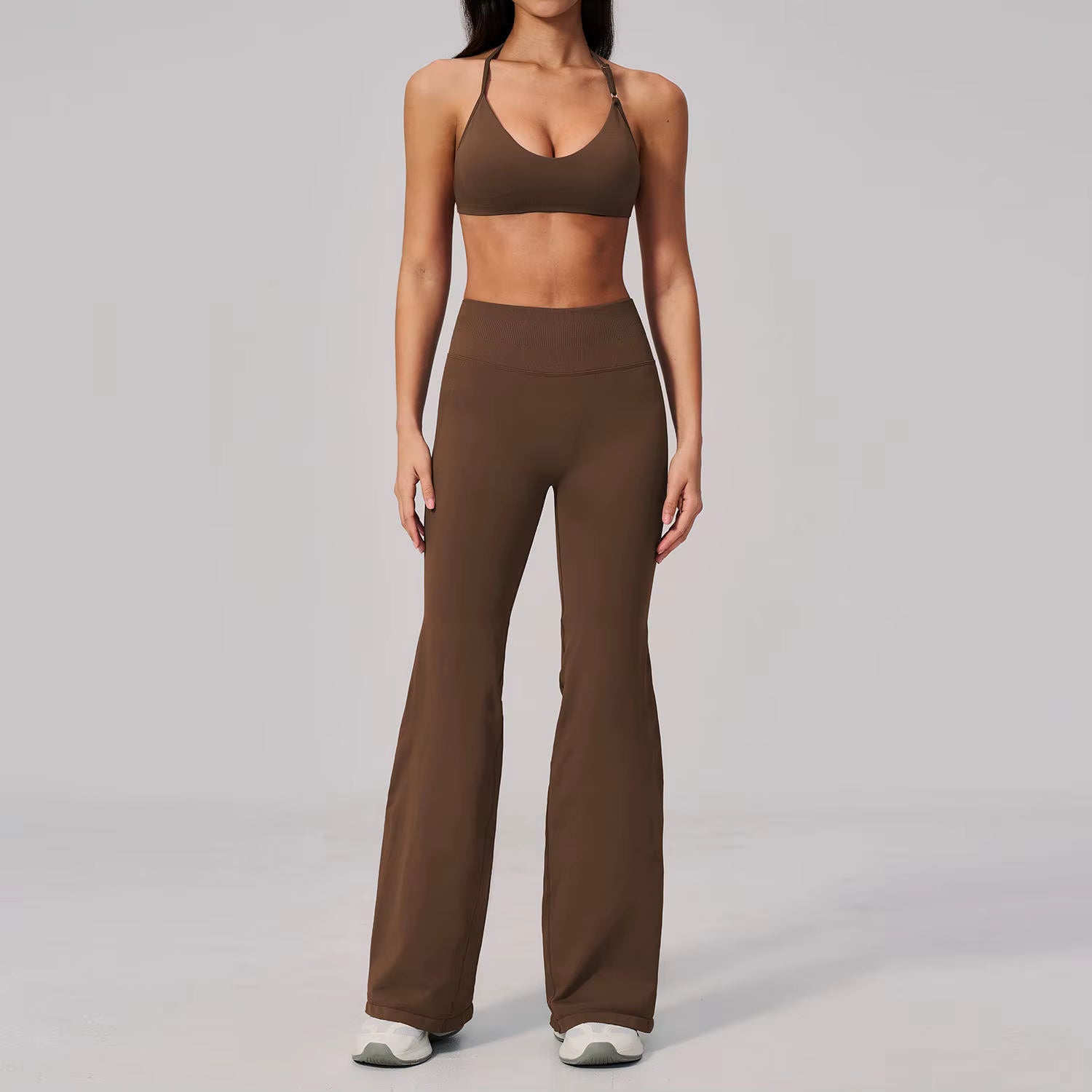 Halter Flare Pants Set
