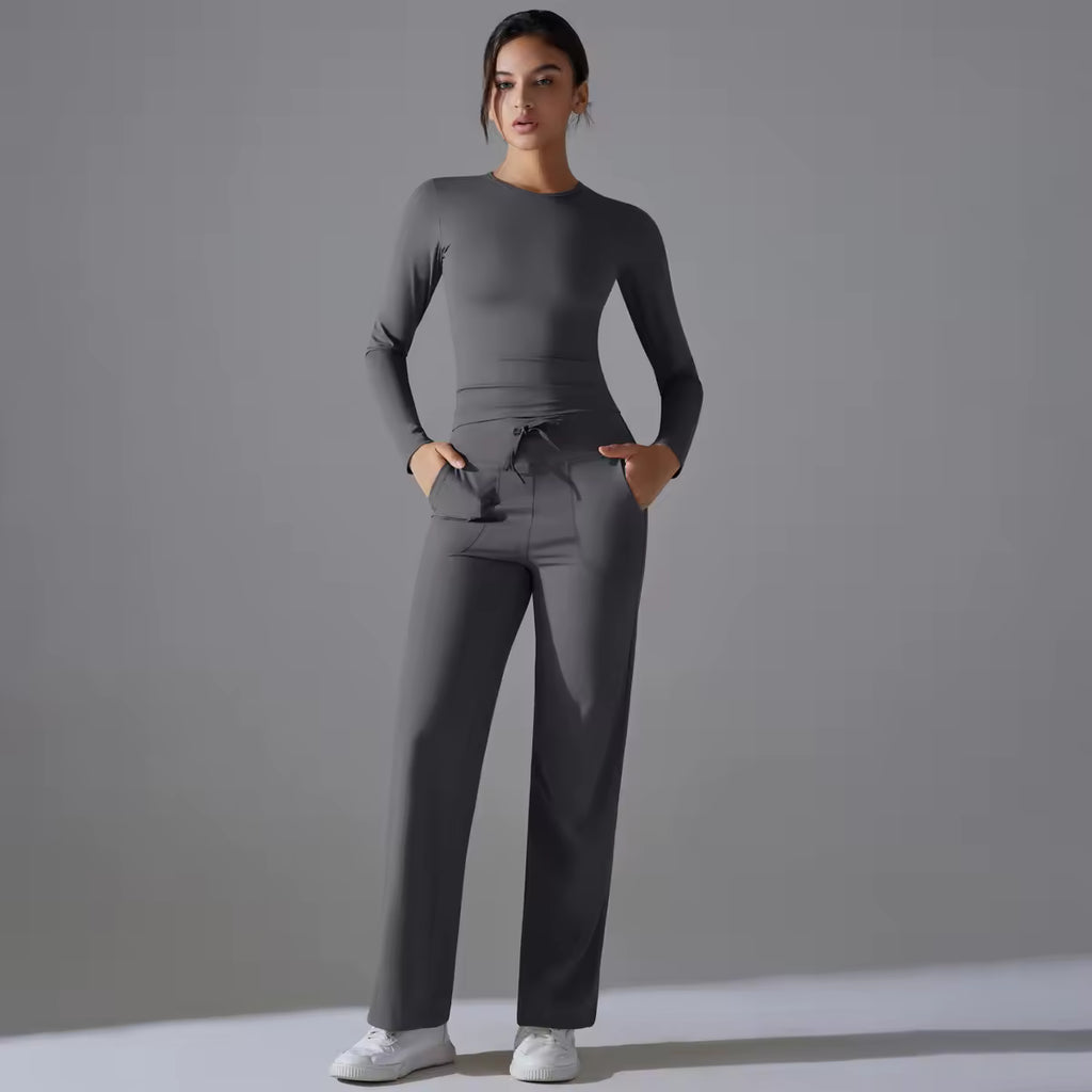 Long Sleeve Flare Set