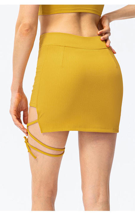 JY Women's High Waist Breathable Quick Dry Spandex/Nylon Running Yoga Shorts with Tummy Control Eco-Friendly Reversible Design