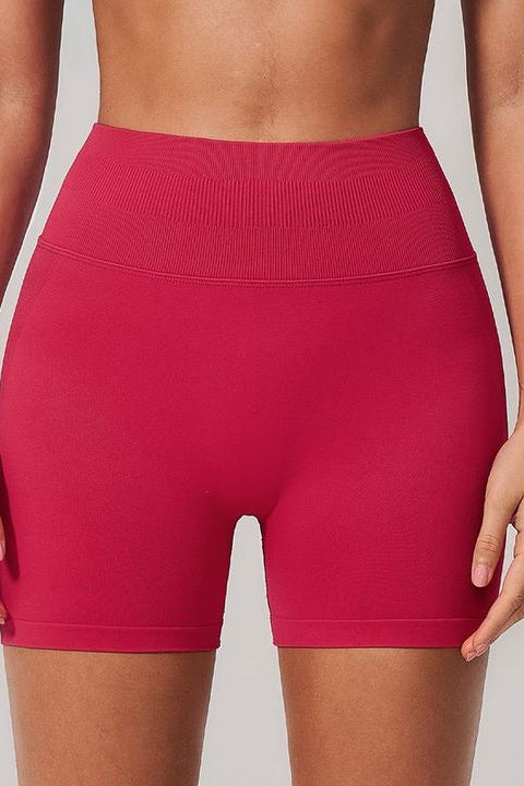 JY 2026 New Arrival Seamless High Waist Plus Size Yoga Shorts for Women Butt Lift Tummy Control Breathable Gym & Cycling Shorts