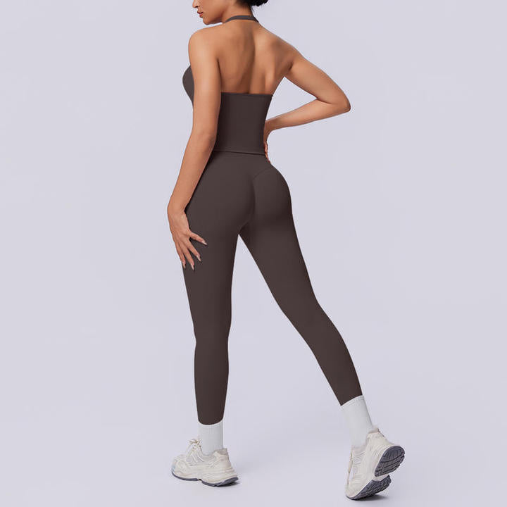 JY 2026 Custom Logo New Custom Activewear Tank Top Women Leggings Quick Dry Running Casual Gym Fitness Sports Yoga Womens Sets