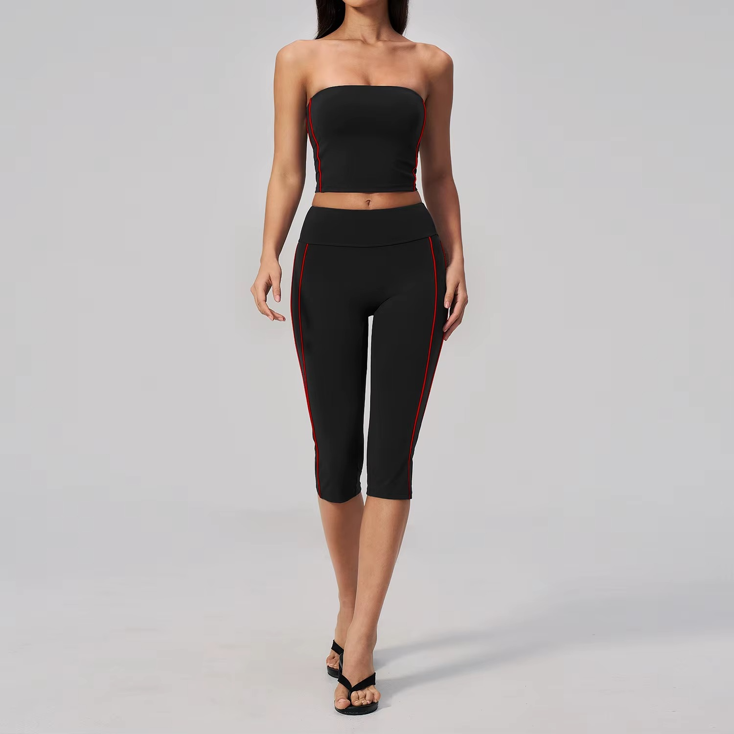 Tube Top Capri Set