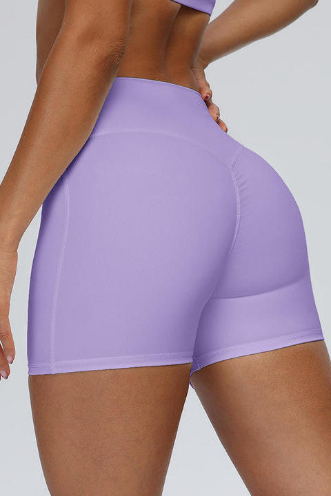 JY 2026 New Style High Waist Custom Logo Yoga Shorts Scunch Butt-Lift Tight Quick Dry Workout Running Fitness Shorts for Women