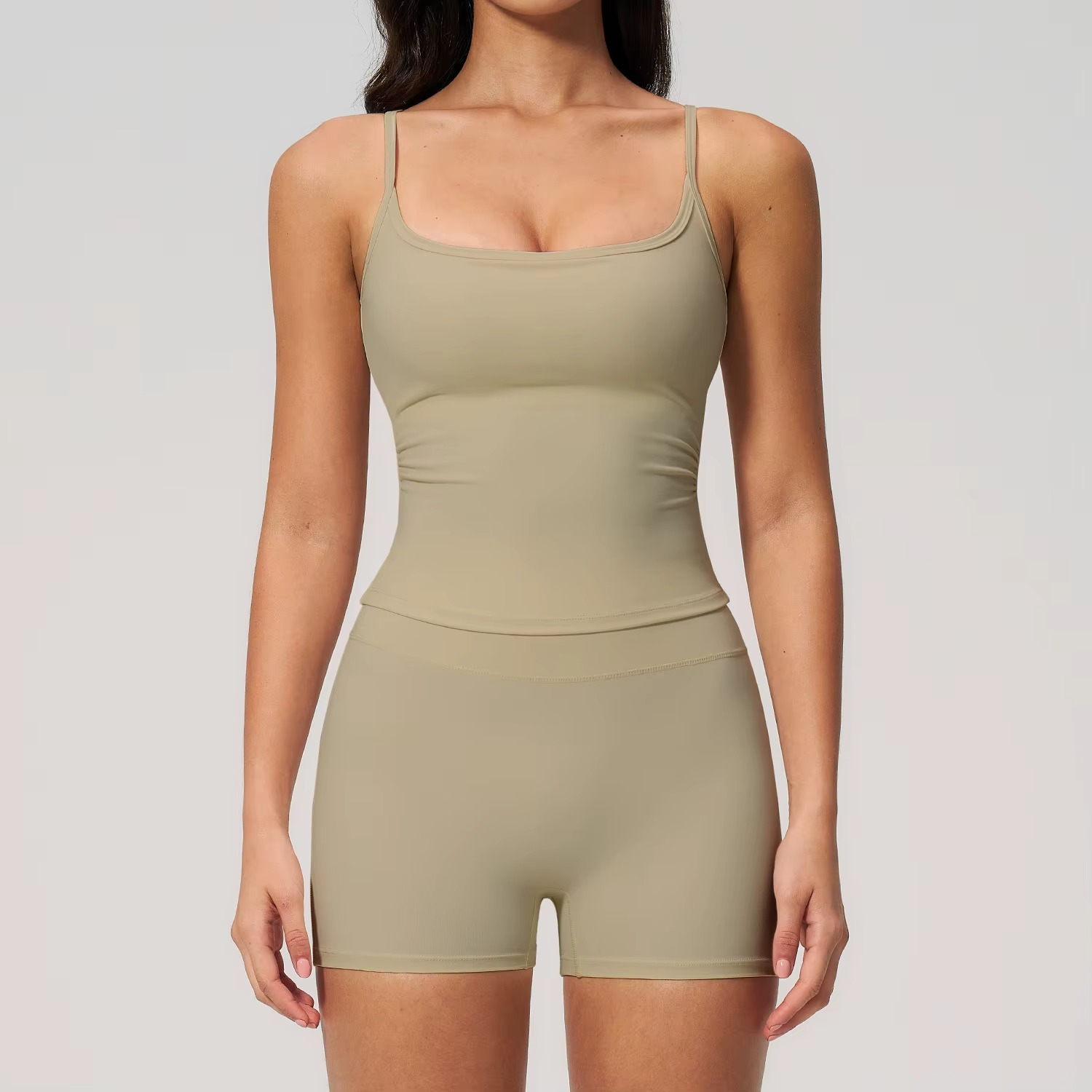 Tank, Shorts & Leggings Set