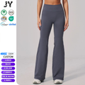 JY Wholesale Breathable Seamless High Waist Yoga Pants for Women Slim Fit Breathable Elastic Spandex Tummy Control Scrunch Back