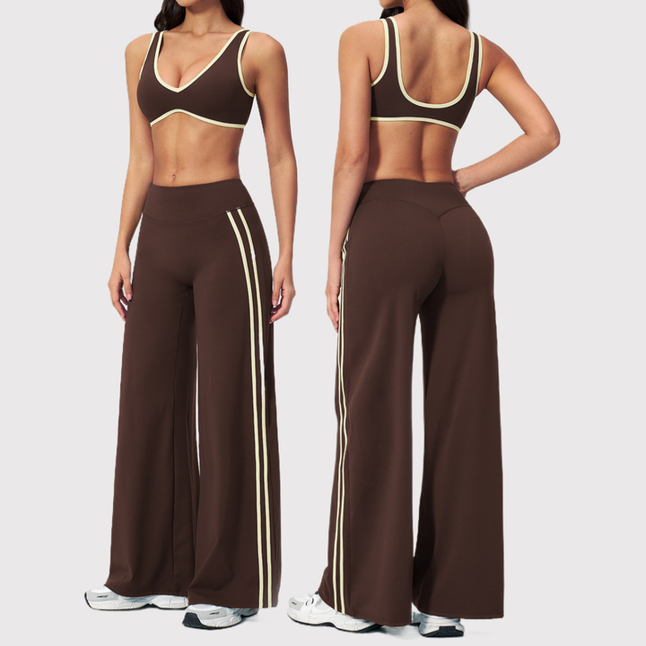 JY New Arrival Naked Feeling Tight Yoga Suit for Slimming and Quick Drying, Fitness Suit Outdoor Running Sports Suit for Women
