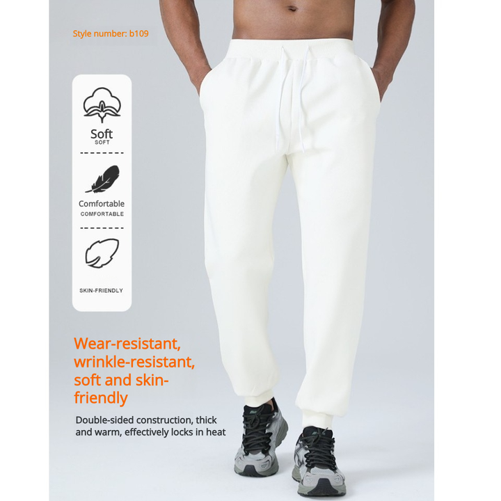 OEM High Vintage Lightweight Cotton Running Training Tight-Fitting Mouth Sweatpants Casual Quick-Drying Men's Casual Trousers