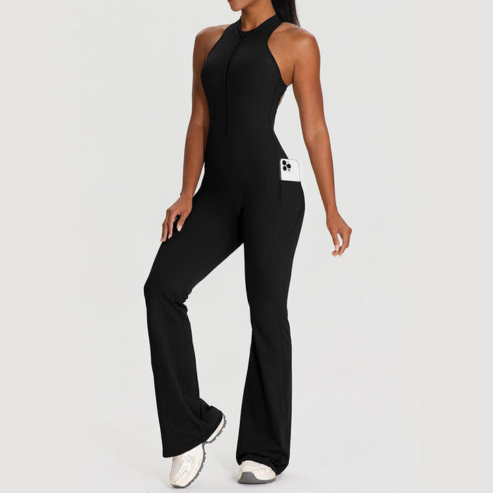 JY High Elasticity Wholesale Fitness Yoga Clothes 1 Piece High Strength Workout Wear Women Gym One Piece Yoga Sports Jumpsuit