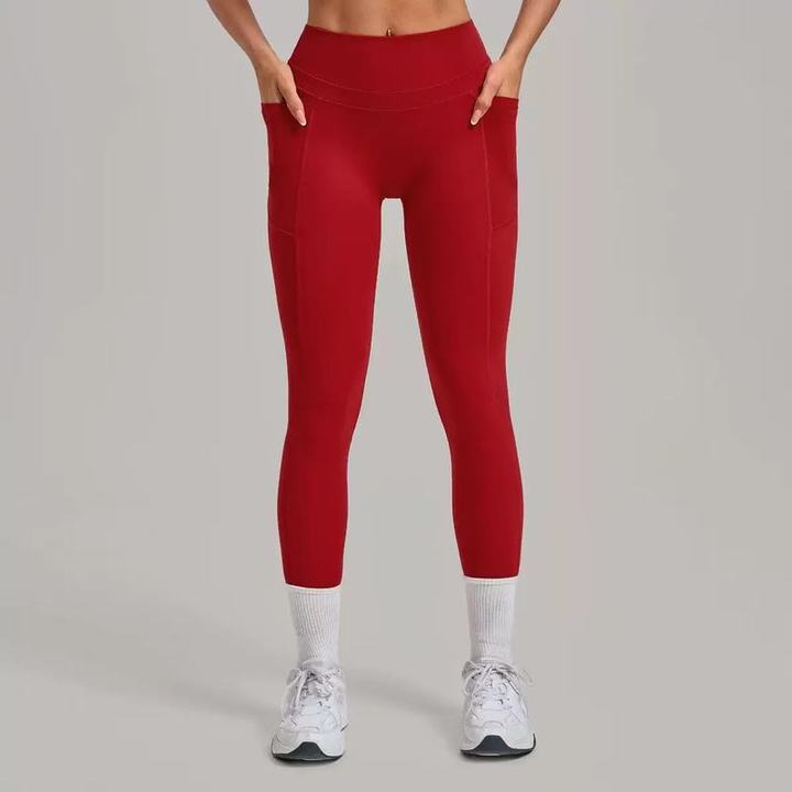 JY Wholesale Breathable Spandex Womens Workout Wear in Stock High Quality Gym Clothing High Stretch Women Leggings With Pocket