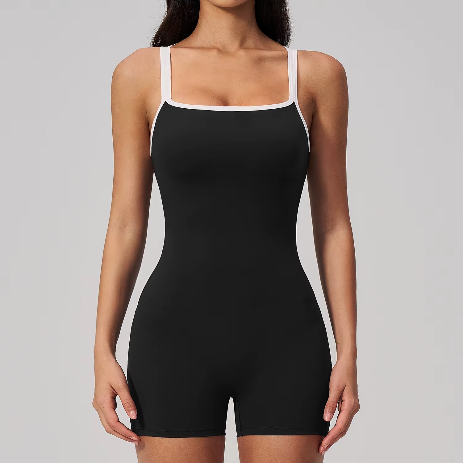 Backless Sculpt Romper