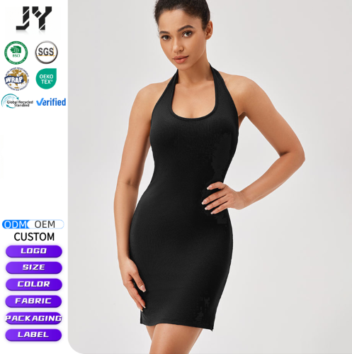 JY High Elasticity Fitness Wholesale Custom Sleeveless Beauty Back Tight Butt Lift Shorts Jumpsuit Fitness Women's Yoga Bodysuit