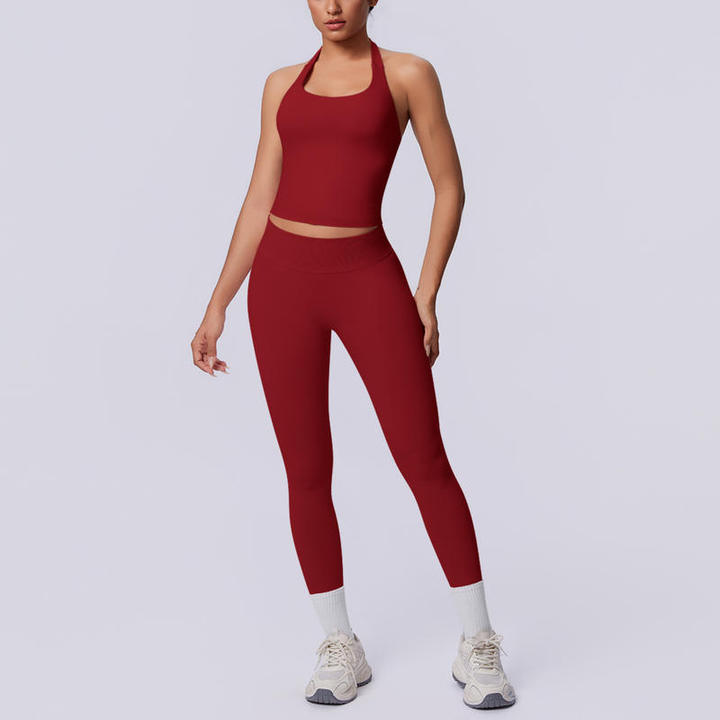 JY 2026 Custom Logo New Custom Activewear Tank Top Women Leggings Quick Dry Running Casual Gym Fitness Sports Yoga Womens Sets