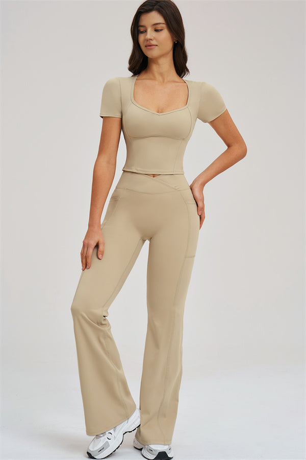 The Flourish Flared Leggings
