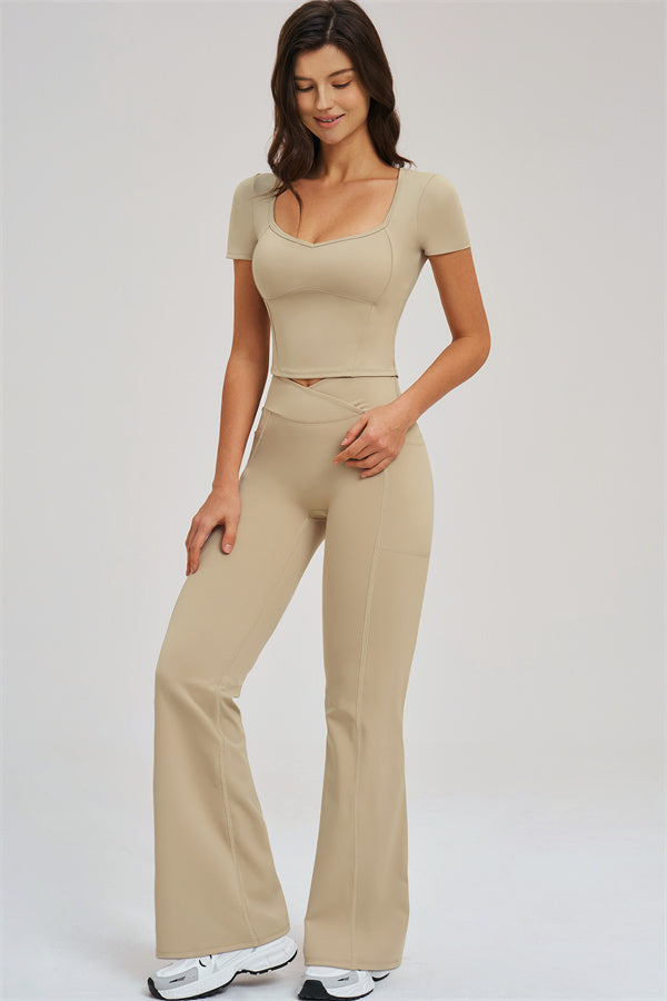 The Flourish Flared Leggings