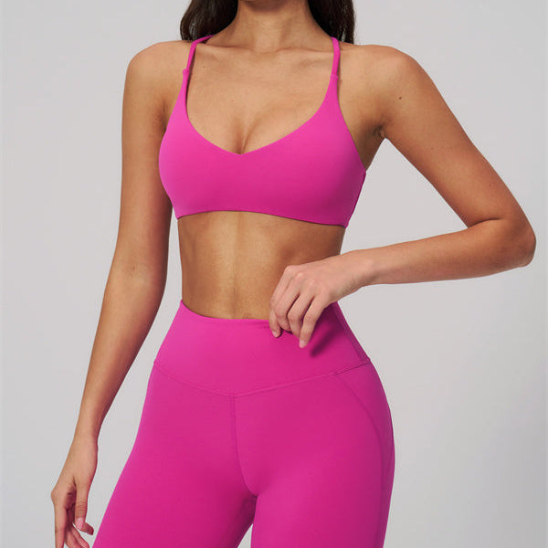 The Bold Cross Back Sports Bra