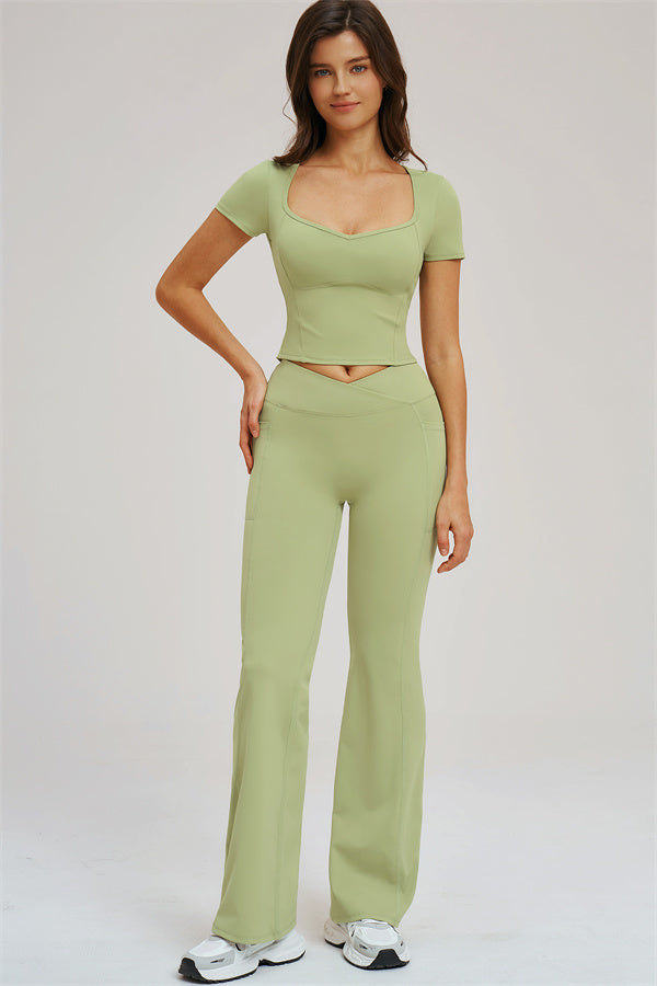 The Flourish Flared Leggings
