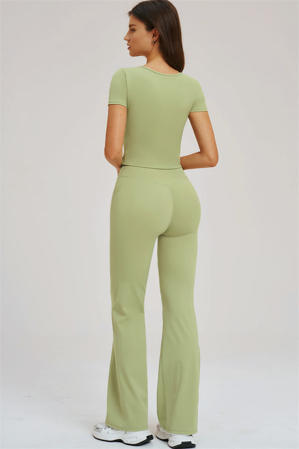 The Flourish Flared Leggings