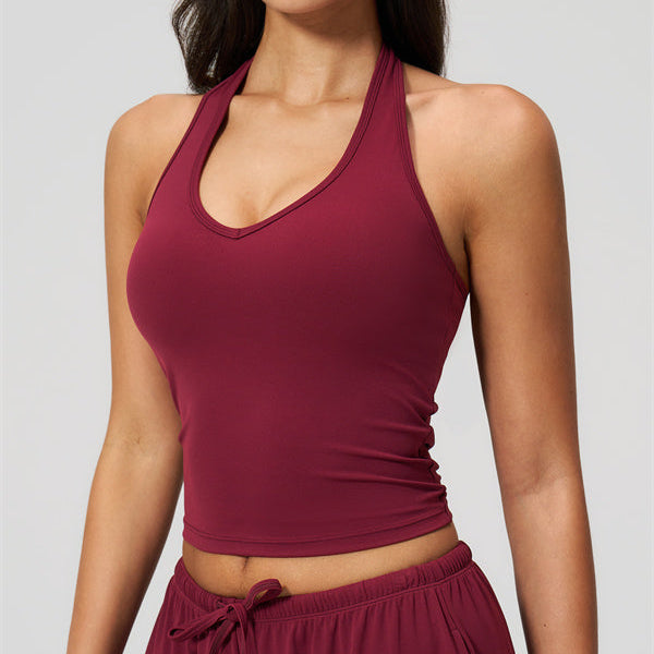 The Sprint Halter Tank Top