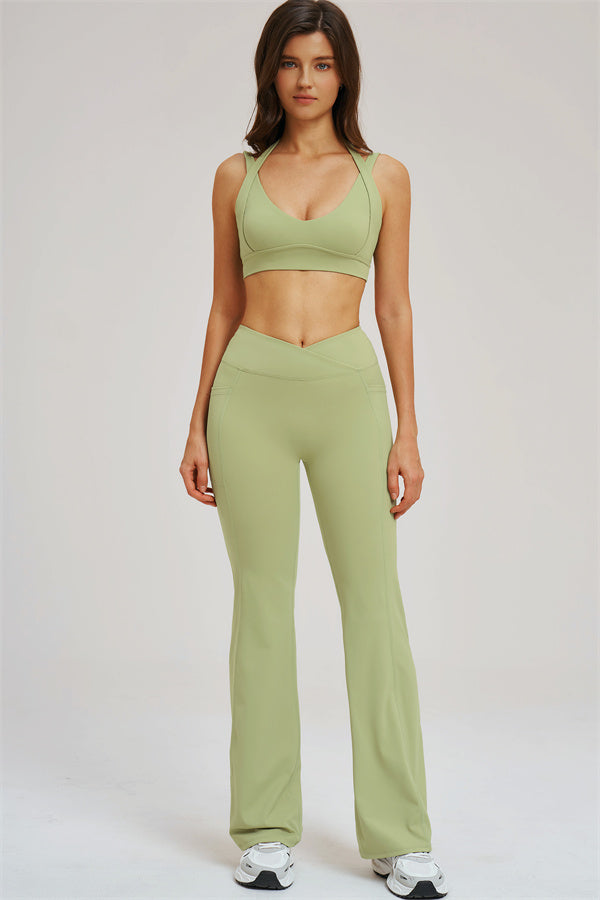 The Flourish Flared Leggings