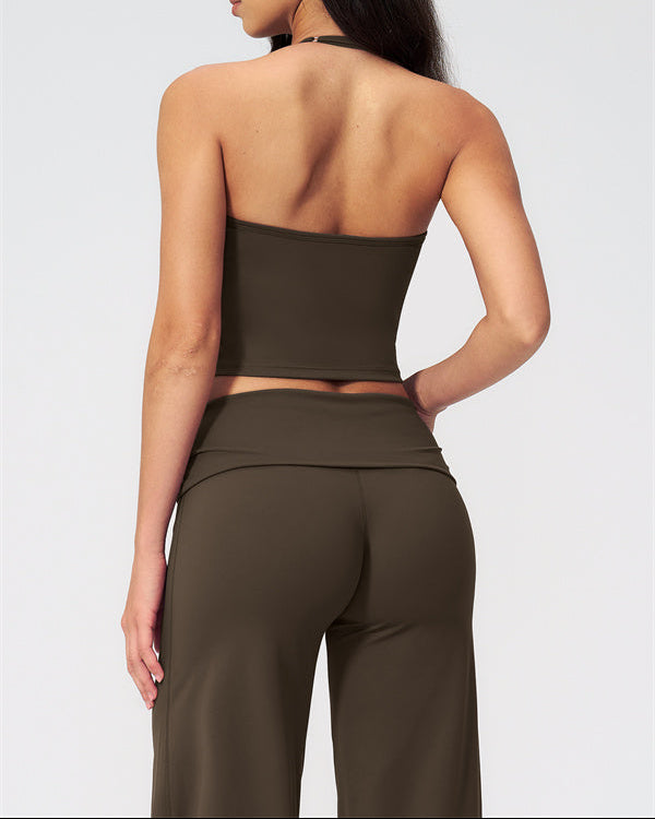 The Twirl Halter Tank Top