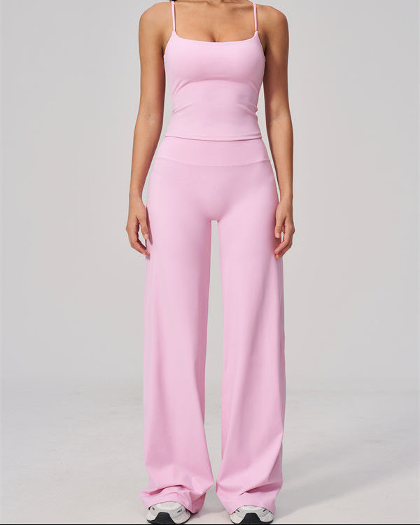 The FlexCore Crop Tank Flared Leggings 2-Piece Set