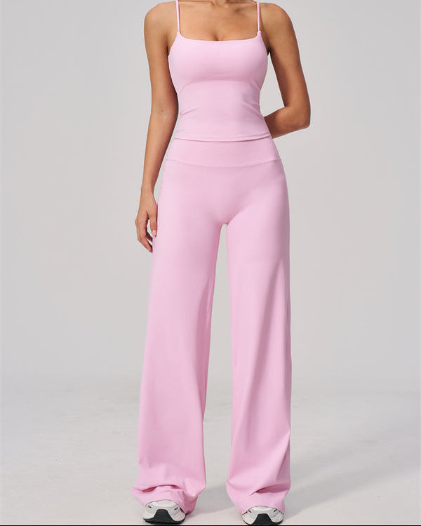 The FlexCore Crop Tank Flared Leggings 2-Piece Set