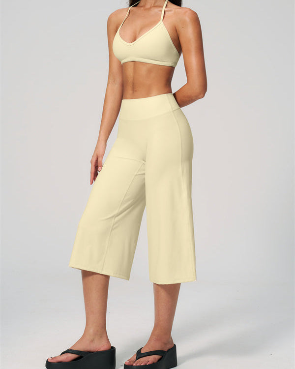 The Nexus Sports Bra Wide-Leg Crop 2-Piece Set