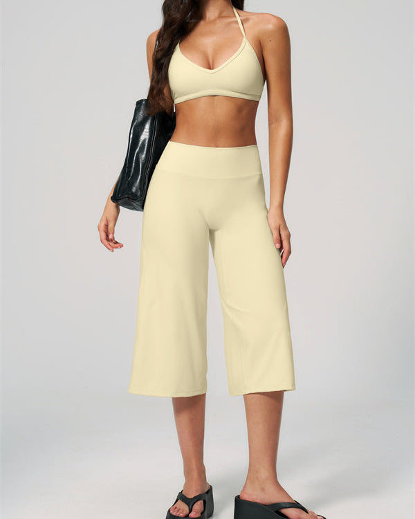 The Nexus Sports Bra Wide-Leg Crop 2-Piece Set
