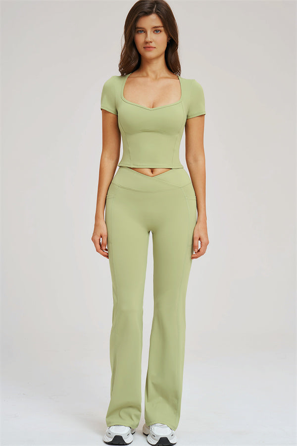 The Flourish Flared Leggings