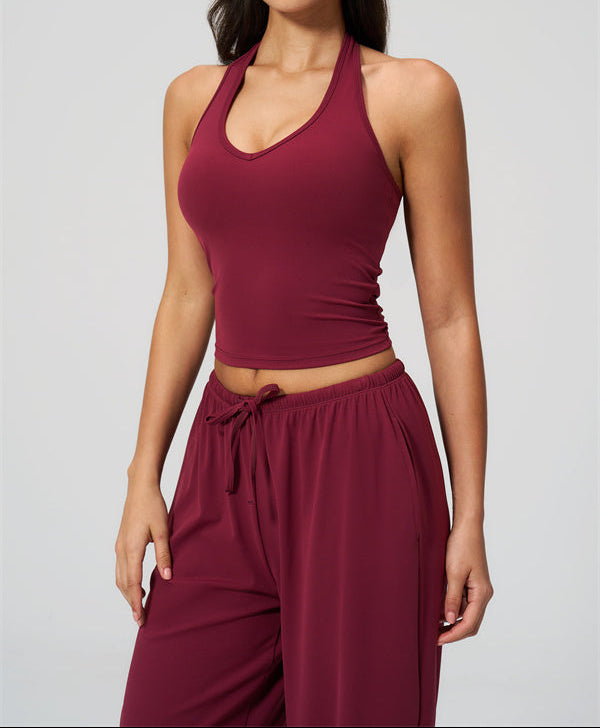 The Sprint Halter Tank Top