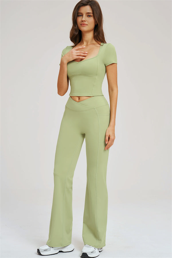 The Flourish Flared Leggings
