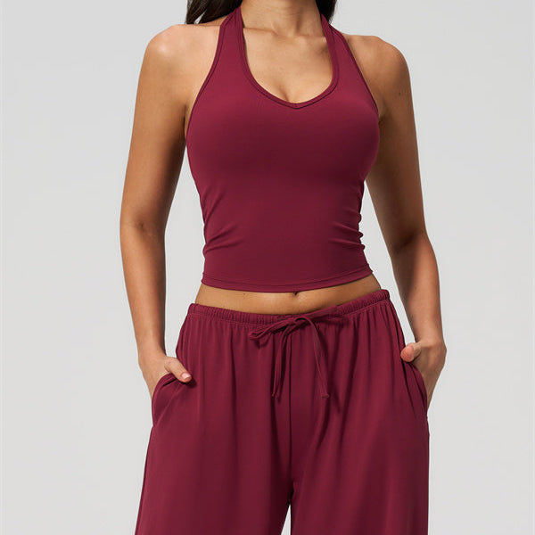 The Sprint Halter Tank Top