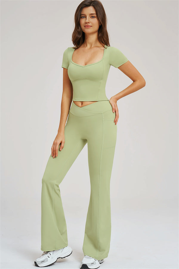 The Flourish Flared Leggings
