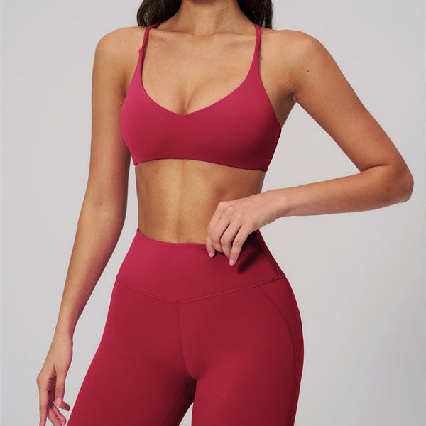 The Bold Cross Back Sports Bra