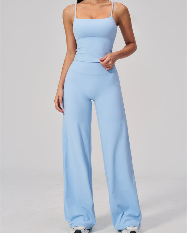 The FlexCore Crop Tank Flared Leggings 2-Piece Set